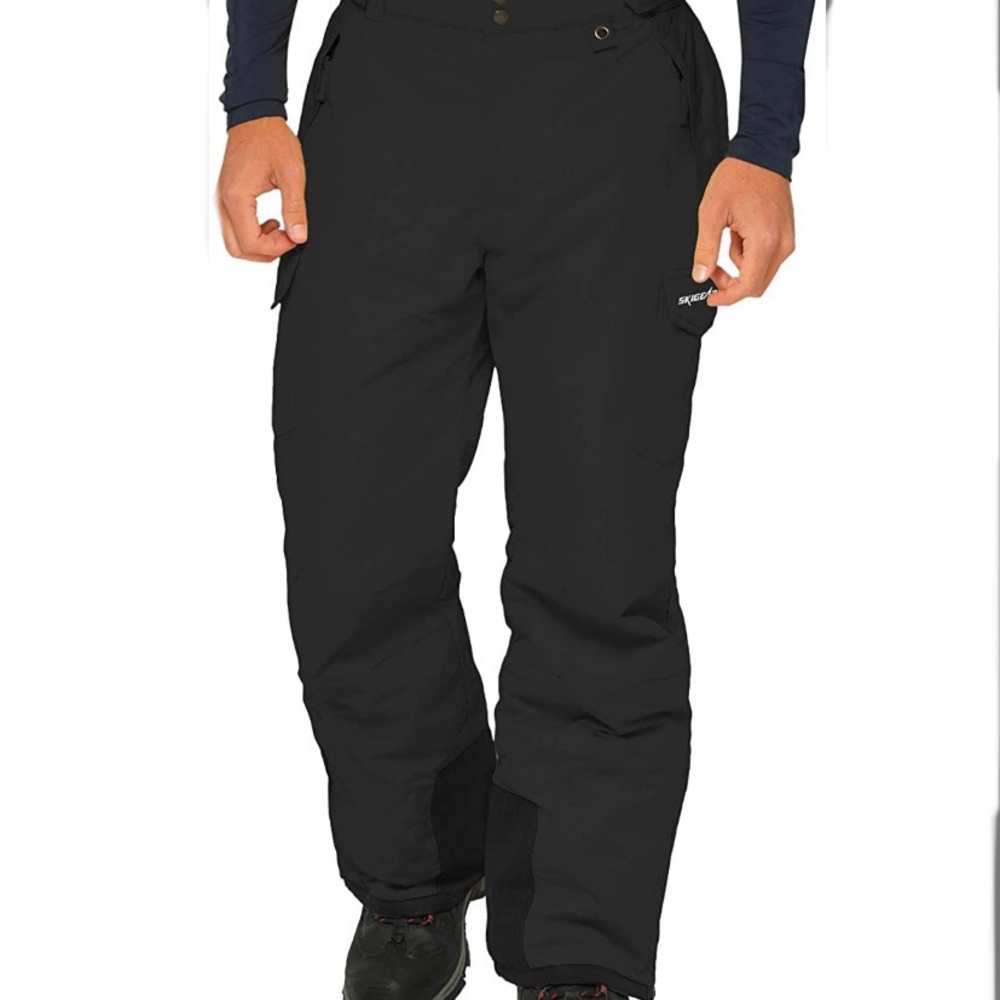 Skigear Black Insulated Snow‎ Pants S